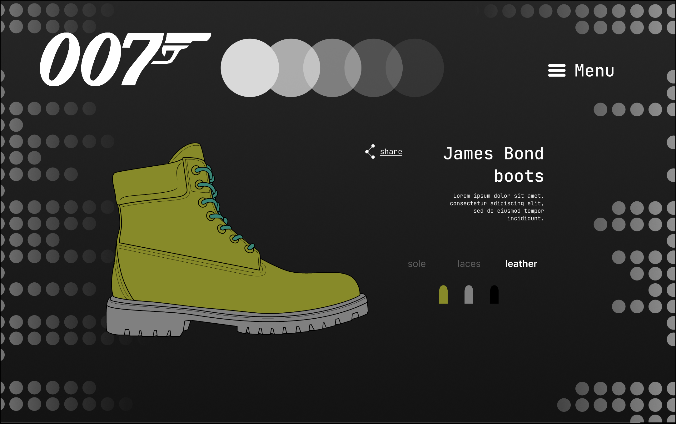 Lire la suite à propos de l’article 007 boots UI interface